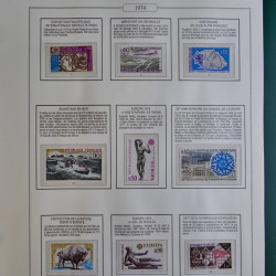 Collection timbres de France 1957-1974 neufs en album AV.
