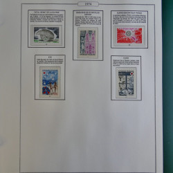 Collection timbres de France 1957-1974 neufs en album AV.