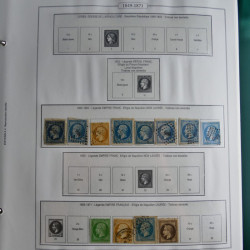 Collection timbres de France 1853-1956 neufs et oblitérés en album AV.