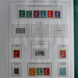 Collection timbres de France 1853-1956 neufs et oblitérés en album AV.