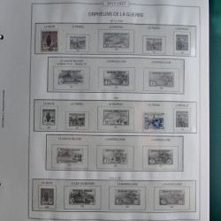 Collection timbres de France 1853-1956 neufs et oblitérés en album AV.