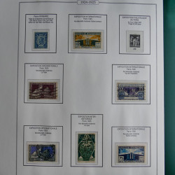Collection timbres de France 1853-1956 neufs et oblitérés en album AV.