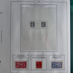 Collection timbres de France 1853-1956 neufs et oblitérés en album AV.