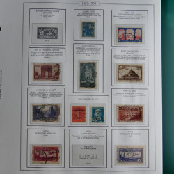 Collection timbres de France 1853-1956 neufs et oblitérés en album AV.