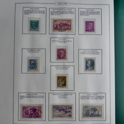 Collection timbres de France 1853-1956 neufs et oblitérés en album AV.
