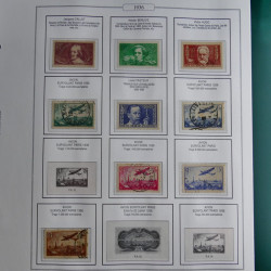 Collection timbres de France 1853-1956 neufs et oblitérés en album AV.