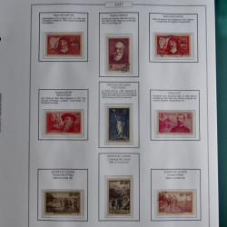 Collection timbres de France 1853-1956 neufs et oblitérés en album AV.