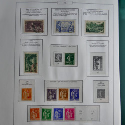 Collection timbres de France 1853-1956 neufs et oblitérés en album AV.