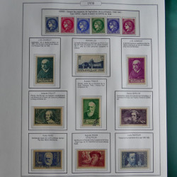 Collection timbres de France 1853-1956 neufs et oblitérés en album AV.