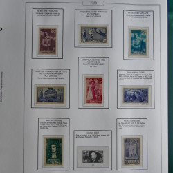 Collection timbres de France 1853-1956 neufs et oblitérés en album AV.
