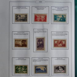 Collection timbres de France 1853-1956 neufs et oblitérés en album AV.
