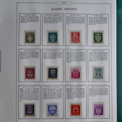 Collection timbres de France 1853-1956 neufs et oblitérés en album AV.