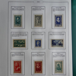 Collection timbres de France 1853-1956 neufs et oblitérés en album AV.