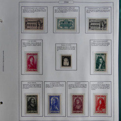 Collection timbres de France 1853-1956 neufs et oblitérés en album AV.