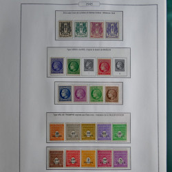 Collection timbres de France 1853-1956 neufs et oblitérés en album AV.