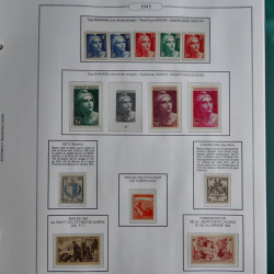 Collection timbres de France 1853-1956 neufs et oblitérés en album AV.