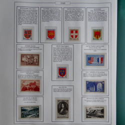 Collection timbres de France 1853-1956 neufs et oblitérés en album AV.