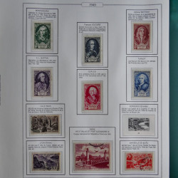 Collection timbres de France 1853-1956 neufs et oblitérés en album AV.