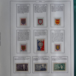 Collection timbres de France 1853-1956 neufs et oblitérés en album AV.