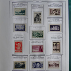 Collection timbres de France 1853-1956 neufs et oblitérés en album AV.
