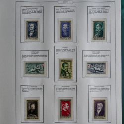 Collection timbres de France 1853-1956 neufs et oblitérés en album AV.