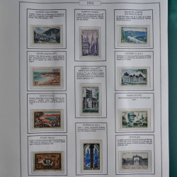 Collection timbres de France 1853-1956 neufs et oblitérés en album AV.