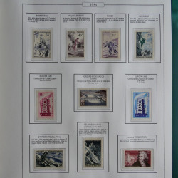 Collection timbres de France 1853-1956 neufs et oblitérés en album AV.