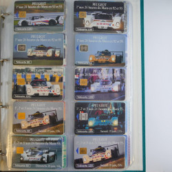 Collection cartes téléphoniques de France neufs en album.
