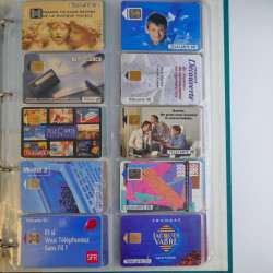 Collection cartes téléphoniques de France neufs en album.