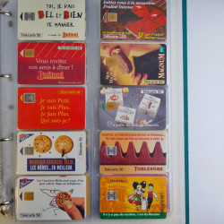 Collection cartes téléphoniques de France neufs en album.