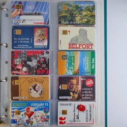 Collection cartes téléphoniques de France neufs en album.