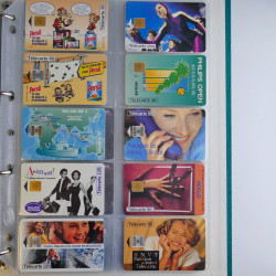 Collection cartes téléphoniques de France neufs en album.