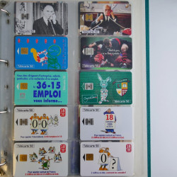 Collection cartes téléphoniques de France neufs en album.