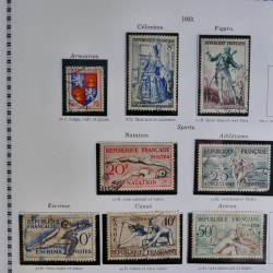 Vrac philatélique de timbres du monde en un carton.