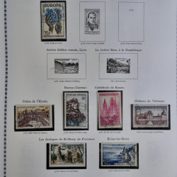 Vrac philatélique de timbres du monde en un carton.