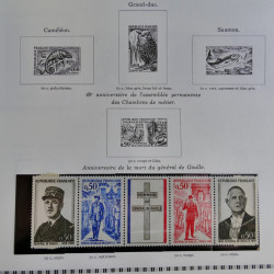 Vrac philatélique de timbres du monde en un carton.