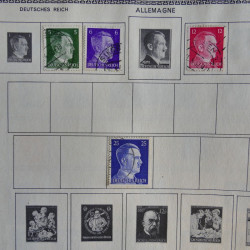 Vrac philatélique de timbres du monde en un carton.