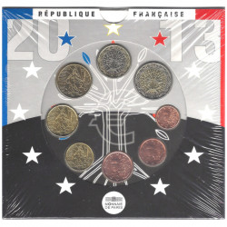 Coffret série monnaies euro France 2013 BU - Monnaie de Paris.