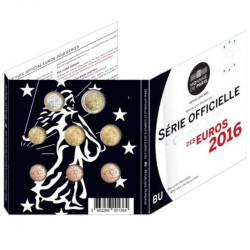 Coffret série monnaies euro France 2016 BU - Monnaie de Paris.