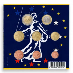 Coffret série monnaies euro France 2022 BU - Monnaie de Paris.