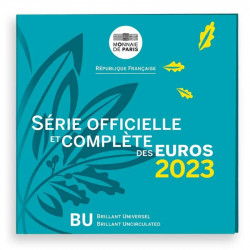 Coffret série monnaies euro France 2023 BU - Monnaie de Paris.