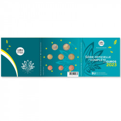 Coffret série monnaies euro France 2023 BU - Monnaie de Paris.