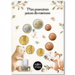 Miniset Euro France 2025 FDC - Mes premières pièces de monnaie.