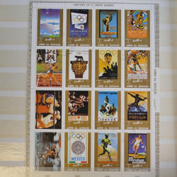 Vrac philatélique de timbres du monde en un carton.