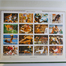 Vrac philatélique de timbres du monde en un carton.