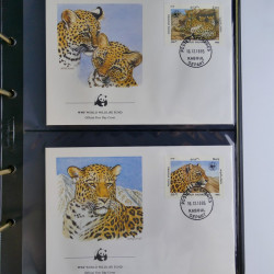 Vrac philatélique de timbres du monde en un carton.