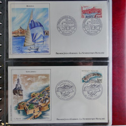 Vrac philatélique de timbres du monde en un carton.