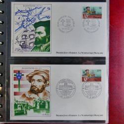 Vrac philatélique de timbres du monde en un carton.