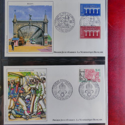 Vrac philatélique de timbres du monde en un carton.