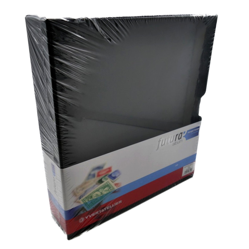 Album à anneaux Futura France Yvert avec étui de protection.